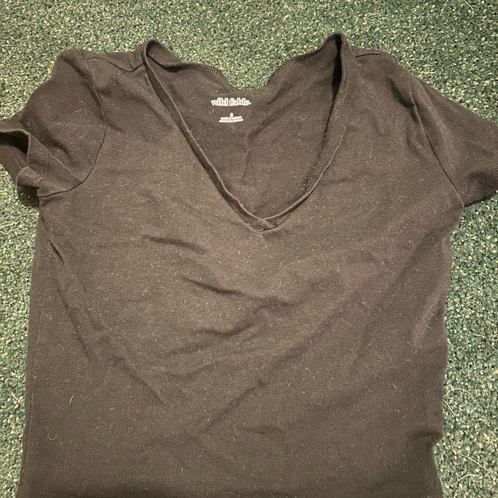 Wild Fable Black Short Sleeve Tee